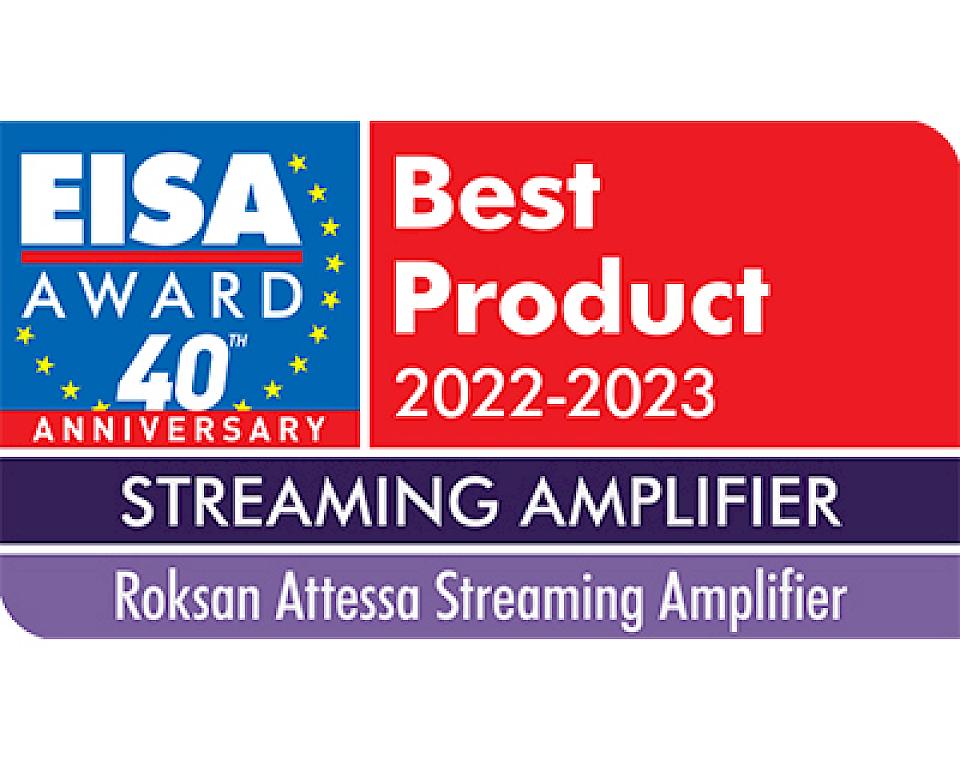 Preview image for blog post - The Attessa Streaming Amplifier wins the coveted EISA Streaming Amplifier 2022 – 2023 Award